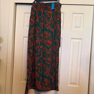NWT Cupshe Green Wrap Wide Leg Pants Casual